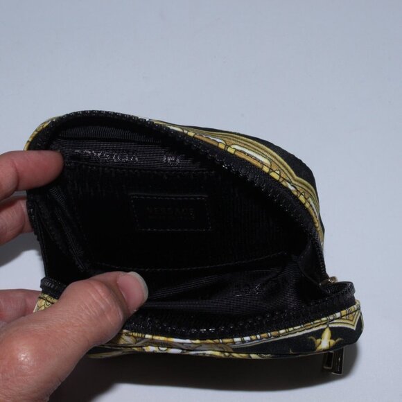 Versace Coin Purse Card Holder Barocco | Mercari Versace Coin Purse Card Holder Barocco Vitello Baroque Nero Tribut Italy NWT